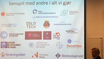 Vice-Rector for research and innovation at UiO, Per Morten Sandset, was one of the speakers who gave his support at the opening of Catapult Life Science.&amp;#160;Read more about the opening on catapultlifescience.no (in Norwegian).