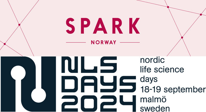Bildekollasj av SPARK Norway sin logo og NLS Days sin logo. 