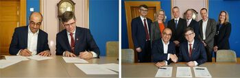 Exciting things happened also before the official conference programme.
On 11 February before the main event, UiO and Bayer signed an intentional agreement on student innovation and career development.
Read more about the contract&amp;#160;(in Norwegian).