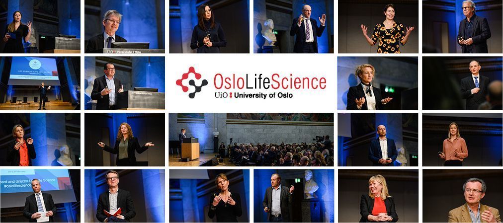 Kollasj hovedarrangement Oslo Life Science 2020