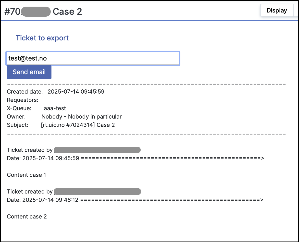 Example of what it looks like after you click 'Export'.