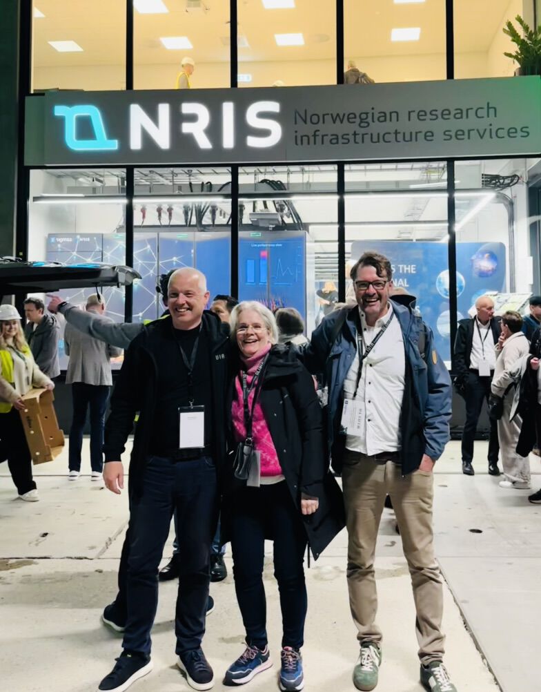 Solveig Kristensen, Gard Thomassen and Dagfinn Bergsager at Olivia inauguration.