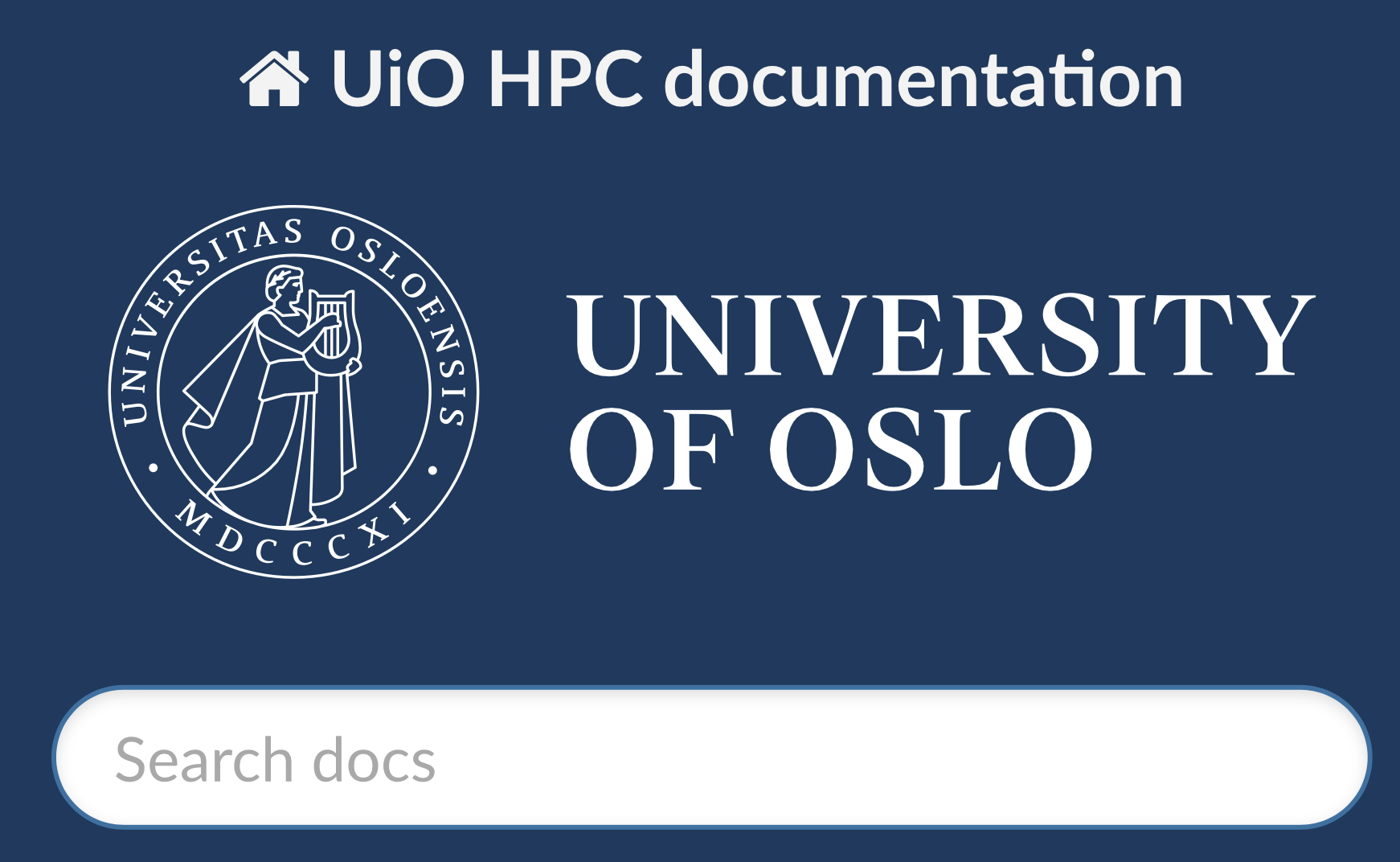 HPC documentation at UiO