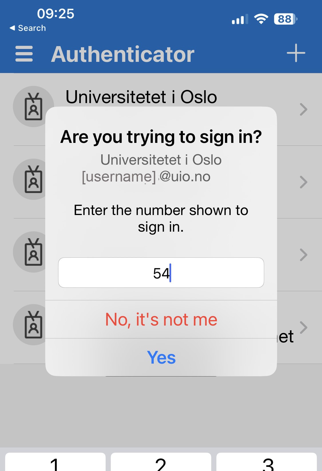 Outlook Number Authenticator Issue Two-factor authentication for Outlook (email and calendar) - University ...