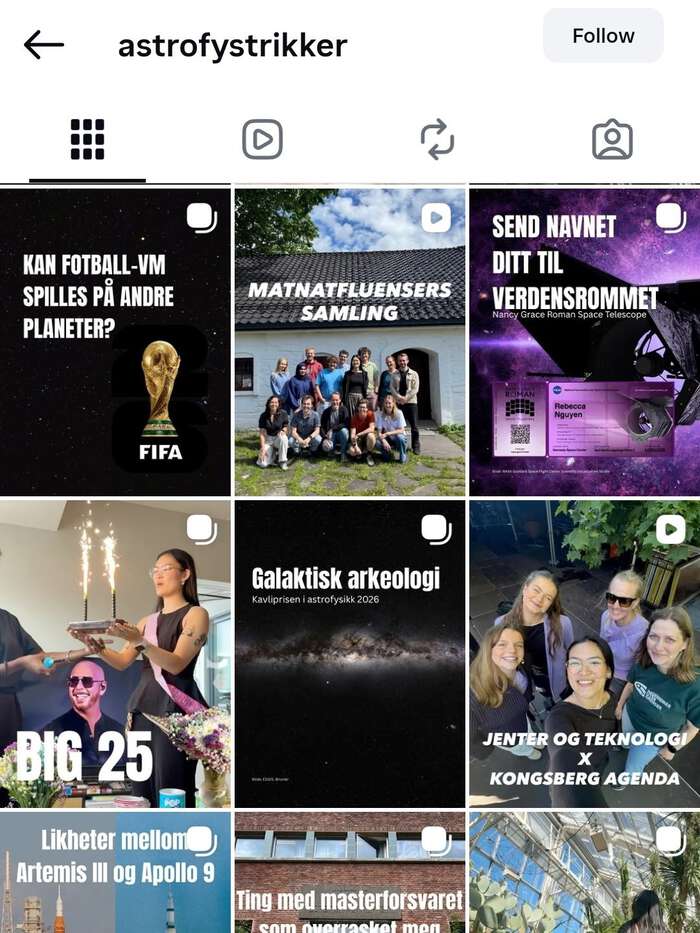 Instagram screenshot