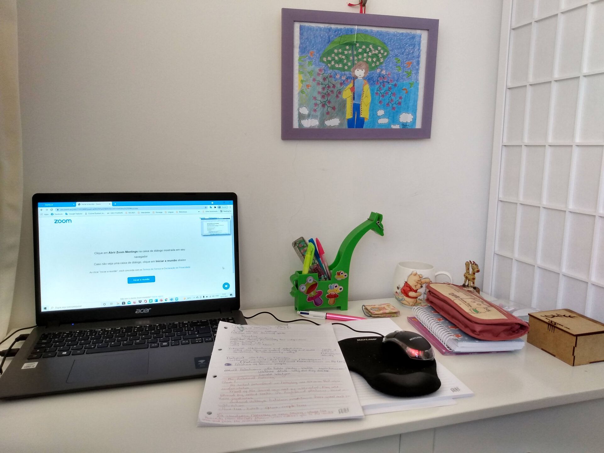 Image may contain: Table, Computer, Personal computer, Property, Computer desk.