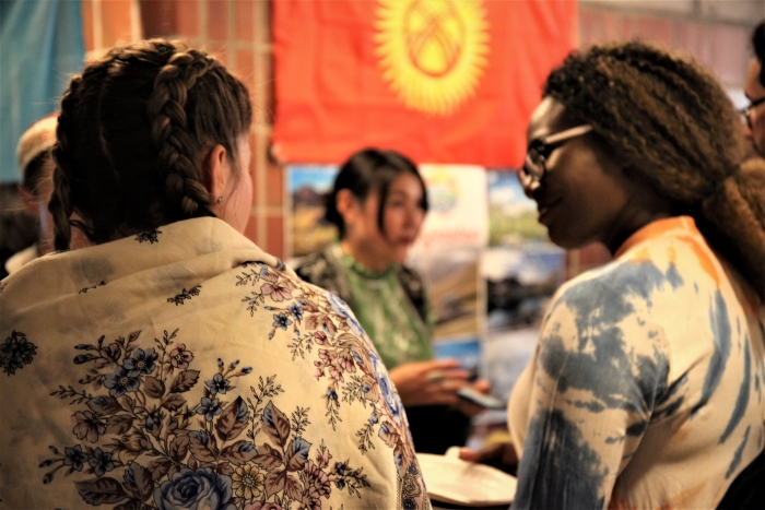 International culture exchange between students.