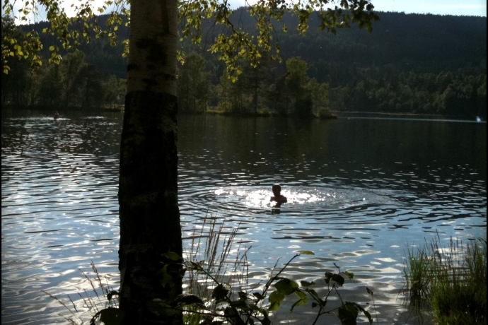 Sognsvann, lake, summer, swimming