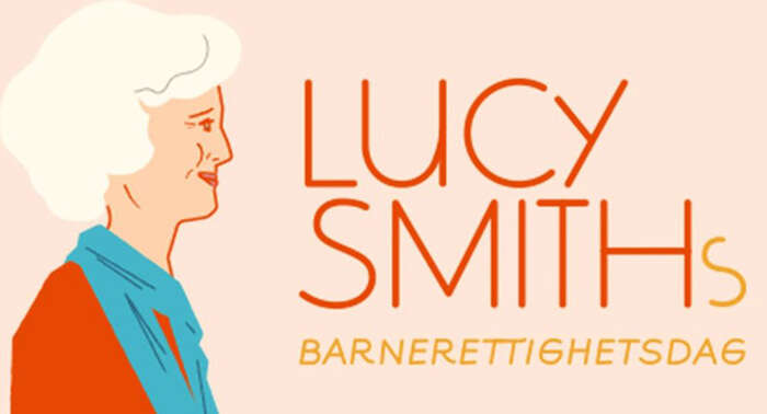 Banner for Lucy Smiths barnerettighetsdag.