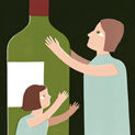 Bildet kan inneholde: flaske, alkoholholdig drikk, glassflaske, vinflaske, vin.