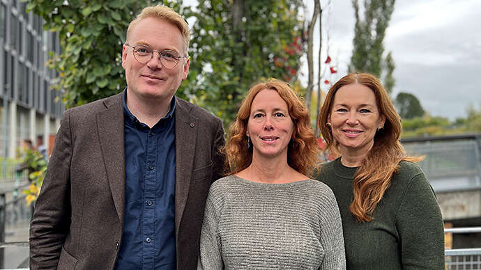Gerard Doetjes, Eva Thue Vold og Lisbth M. Brevik.