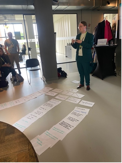 Person leading workshop