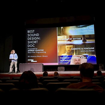 Finalistfilmene i kategorien B est Sound Design for Short Documentary på Thin Line Fest.