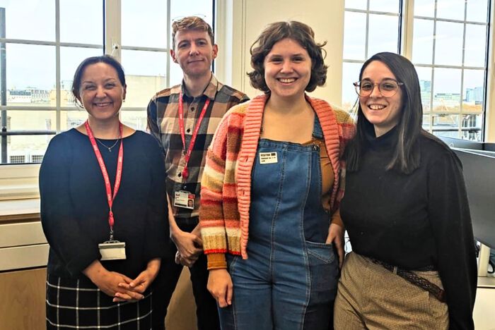Four colleagues at Circle U. alliance