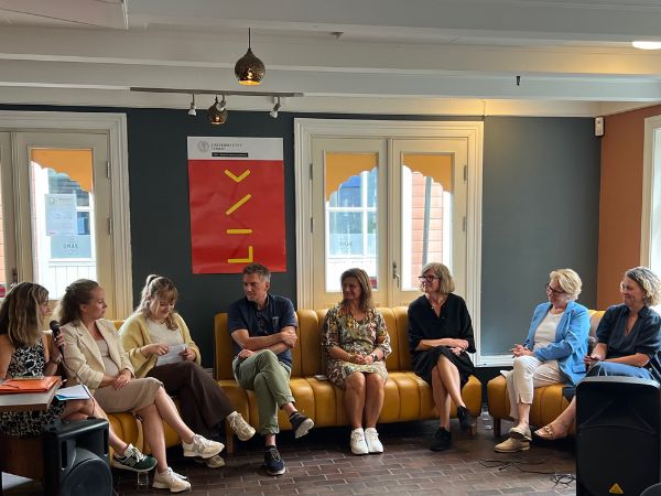 Panelsamtaledeltakerne under Arendalsuka 2024, Foto: Tatsiana Komissarova