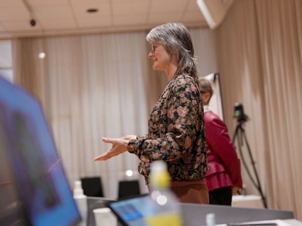 Siri Jonnum, foreleser på uniped modul, Foto:Audun Bjerknes