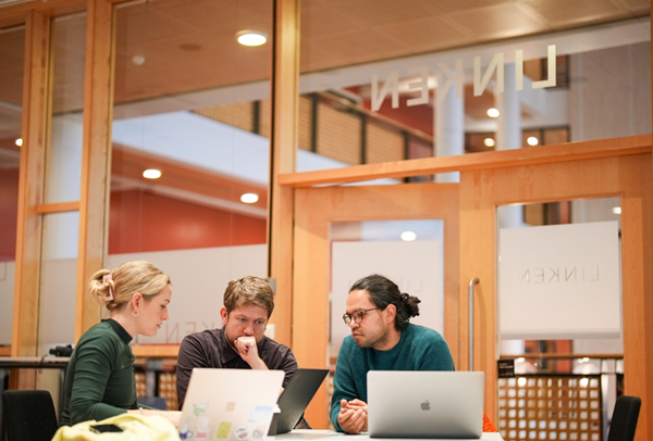 Groupwork among three module participants