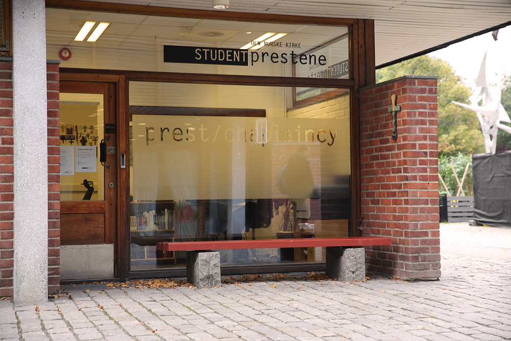 Studentkontoret på hjørnet av Frederikkebygningen