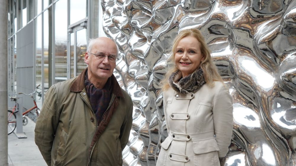 Arne Johan Vetlesen og Inga Bostad. Foto