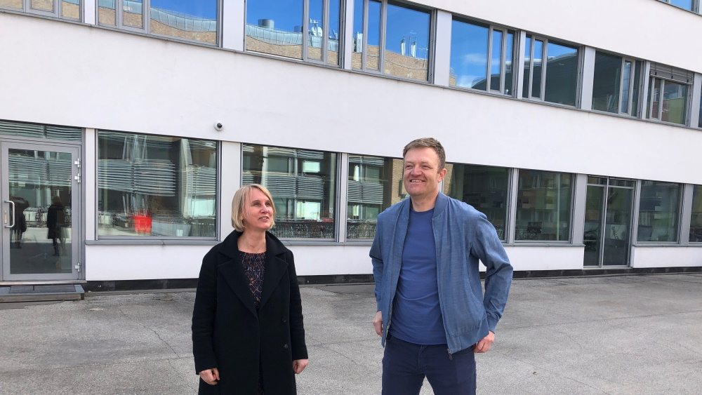 To forskere ved Forkningsparken