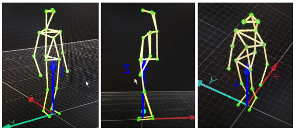 motion capture stick figure