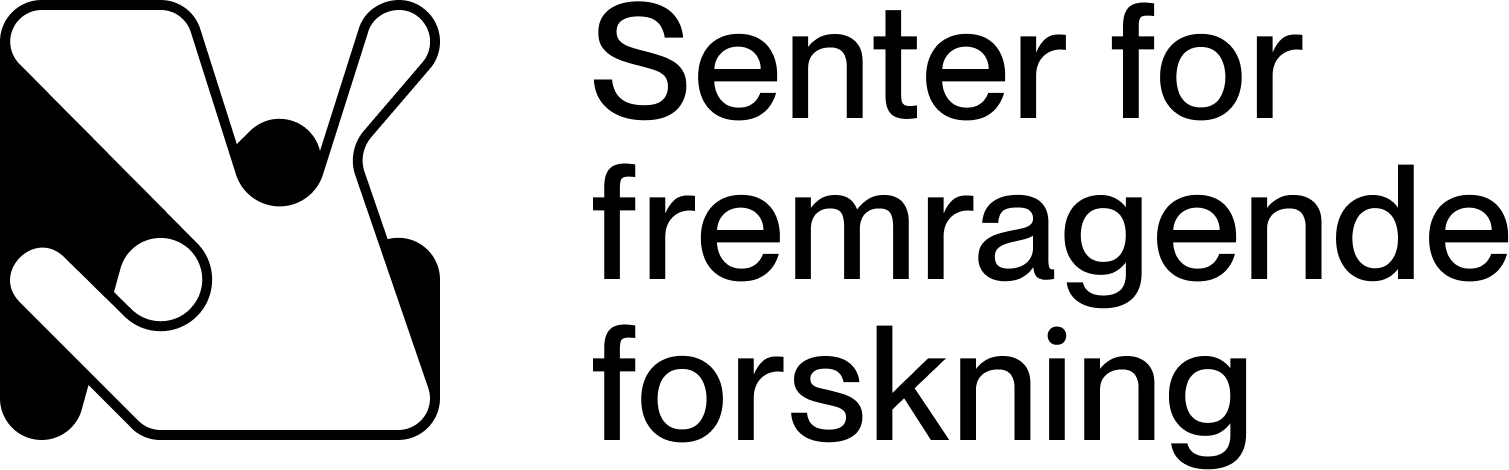 SFF. Senter for fremragende forskning. Norges forskningsråd. Det står det med bokstaver. Logo.