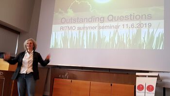 The Outstanding Questions were in focus during RITMO’s summer seminar. Centre Director Anne Danielsen introduced the discussion.