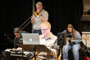 Musician ,Laptop ,Musical instrument accessory ,String instrument ,Music.