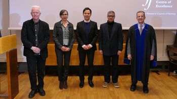Suit trousers ,Standing ,Suit ,Collar ,Smile.