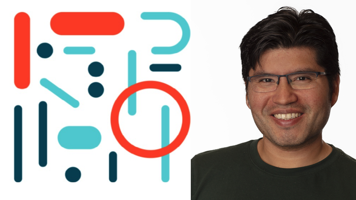 RITMO logo on the left, portrait photo of Pedro on the right