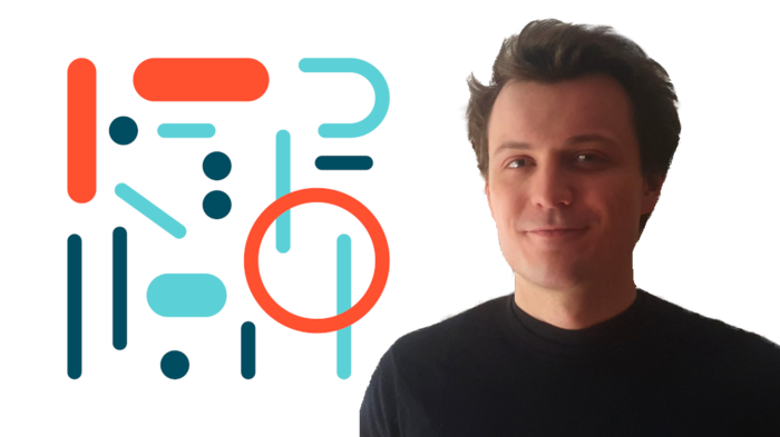 RITMO logo and Tomasz Domżalski