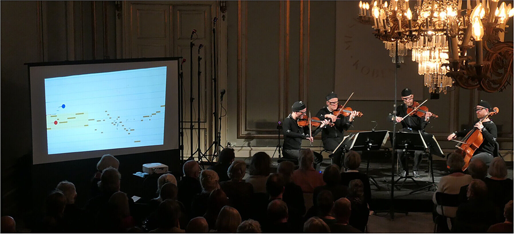 Image may contain: Chordophone, String instrument, Violin family, Musical ensemble, Musical instrument.