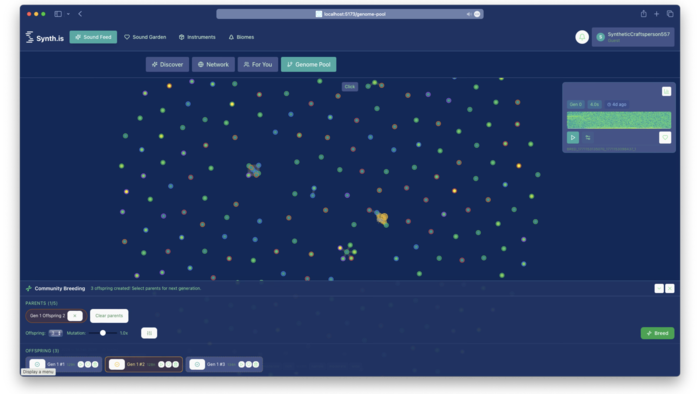 Screenshot from synth.is