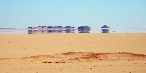 Some mirage in a desert