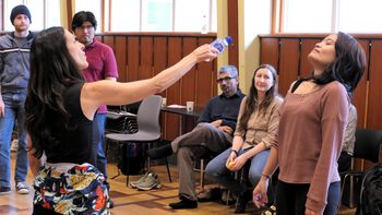 Jeans ,Human ,Purple ,Gesture ,Interaction.