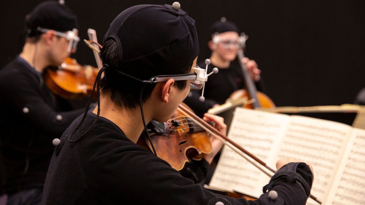 String quartet with sensors