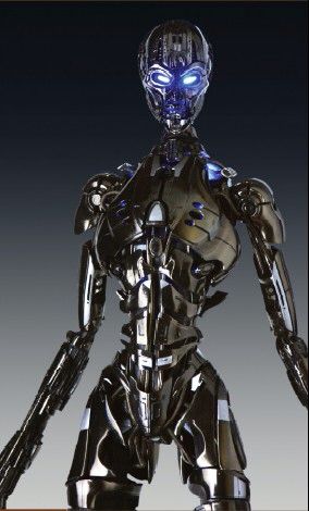 Bildet kan inneholde: robot, action-figur, fiktiv karakter, organisme, teknologi.