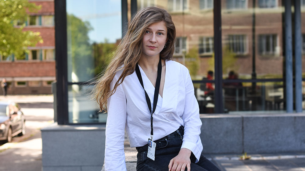 Anette på Blindern campus, student biologi medisin