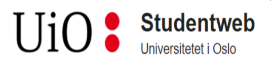 Logoen til UiO og Studentweb