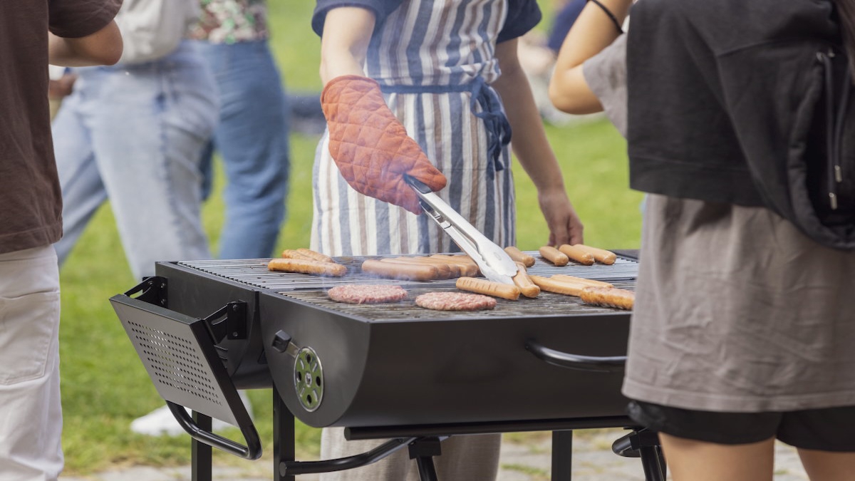 Bildet kan inneholde: grilling, grillfest, mat, utendørs grill, matlaging.