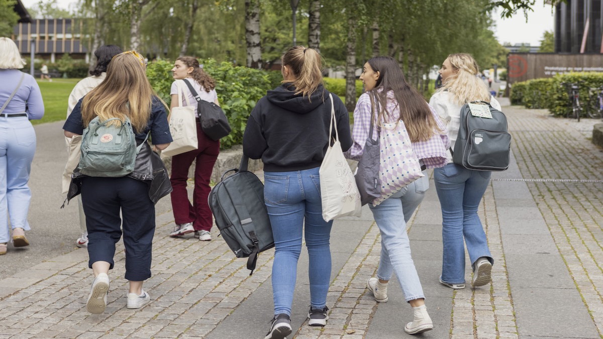 studenter på fritid