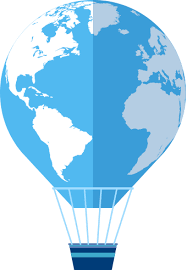 Bildet kan inneholde: blå, varmluftsballong, turkis, azure, elektrisk blå.