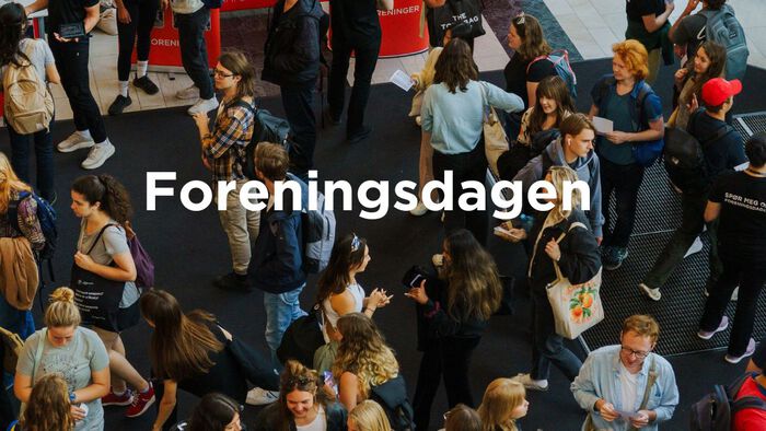 Studenter på messe