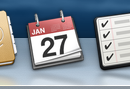 Kalender ikon på oppgavelinjen