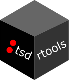 sekskantet logo for tsdrtools med uio farger.
