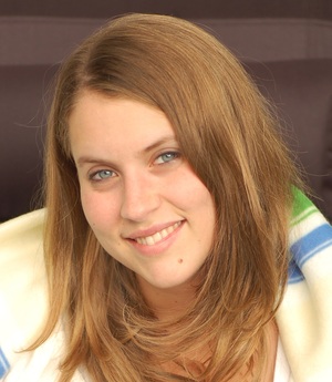 Woman smiling