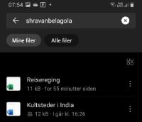 Fulltekstsøk på mobil