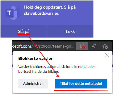 Skrivebordsvarsel