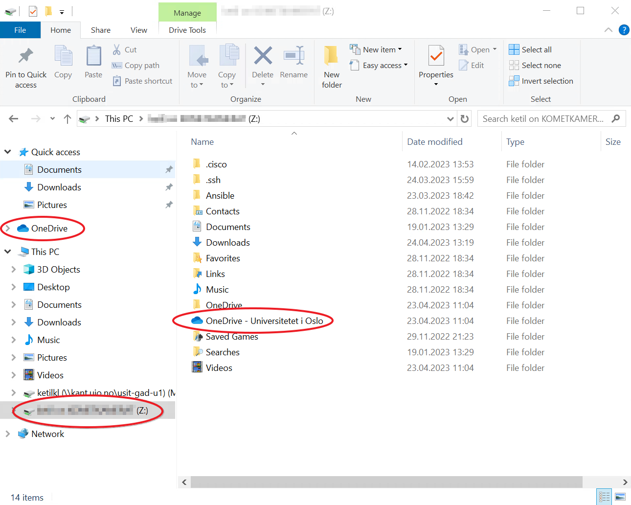 file explorer, Onedrive