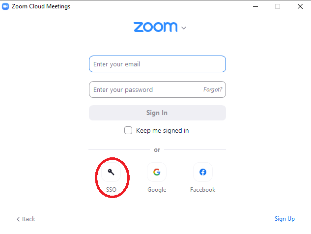 Select "Sign in with SSO" to use your UiO account.
